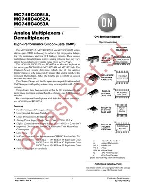 MC74HC4051ADTR2G datasheet  